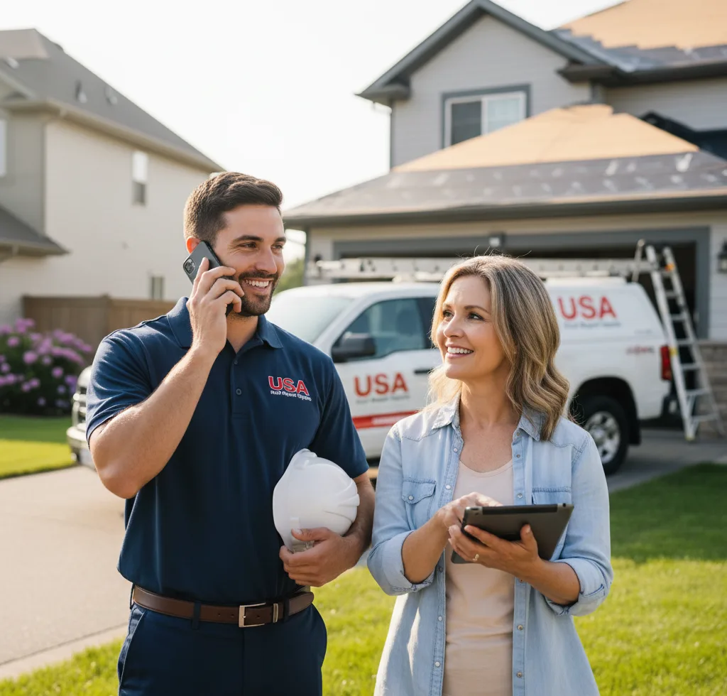 USA Roof Repair Experts customer support in Shoreview